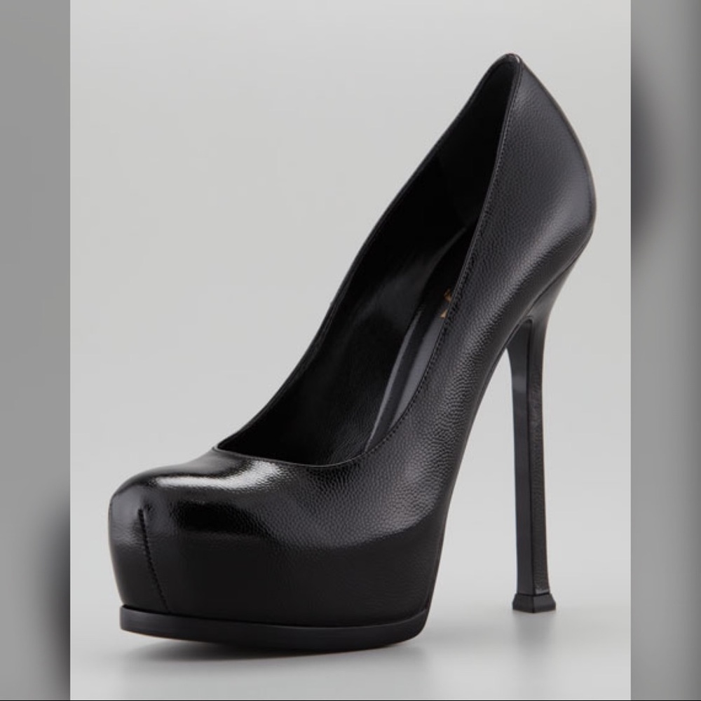 Saint Laurent Yves Tribtoo Black Pumps